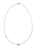 LUKA GOLD - 14kt Gold Sideways Cross Necklace
