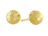 10kt Gold Umbrella Baby Screw Back Stud Earrings