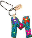 CONSUELA- Turquoise Felt Letter Charm: M