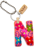 CONSUELA- Pink Felt Letter Charm: N