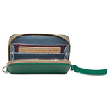 CONSUEAL- Teal Zippy Wallet