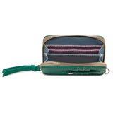 CONSUEAL- Teal Zippy Wallet