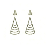 .925 Crystal Drop Earrings