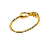 LUKA GOLD- 10kt Infinity Ring 6