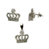 .925 Crown Pave Set with Cz's
