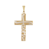 LUKA GOLD- Cross "Faith" Pendant