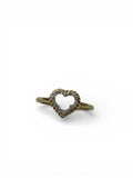 14kt Diamond Heart Ring