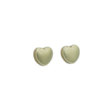 14kt Gold Heart Stud Earrings