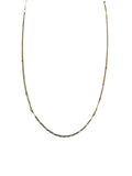 14kt Paper Clip +2 cable Strand Necklace