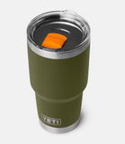YETI- 30oz Tumbler in Olive/King Crab Orange