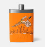 YETI- Flask in Upland Bird King Crab Orange