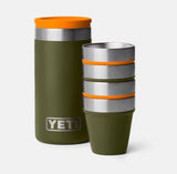 YETI- Shot Glasses in Olive/King Crab Orange