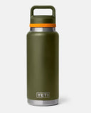 YETI- 36oz C Chug Bottle in Olive/King Crab Orange