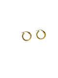 LUKA GOLD- 10kt Flat Hoop Earrings