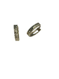 14kt Gold Reversible Huggie Earrings