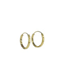 10kt Gold Hoop Earrings 16mm