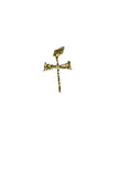 14kt Gold Nail Cross Pendant