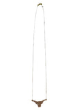 14kt Diamond Longhorn Necklace