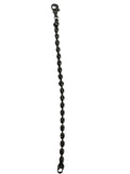 .925 Silver 6mm Hammered Beaded Bracelet S-FR-SSB6RU-85