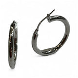 .925 Silver Hoop Earrings 3x20mm S-FR-SSEH3X20R