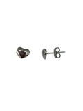 .925 Silver High Polish Heart Stud Earring     S-7-5EA61717