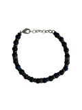 Blue Tiger Eye Beaded Bracelet 316 l SS-TF-TSB1438-2