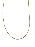 14kt Round Box Chain 18"