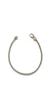 Silver Oxidized Brushed Franco Bracelet S-FR-SSB7RU-8