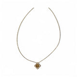 14kt Diamond Flower Pendant Necklace