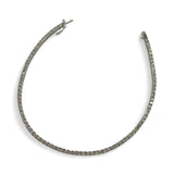 14K White Gold and Diamond Tennis Bracelet D.1.00CT