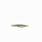 14K White Gold Diamond Band Ring D.06TW