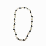 Sterling Silver FWP Strand Necklace, Earrings, and Bracelet Set PRLNK0154