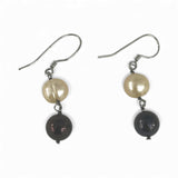 Sterling Silver FWP Strand Necklace, Earrings, and Bracelet Set PRLNK0154