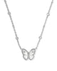 KENDRA SCOTT- Cailey Butterfly Pendant Necklace in Rhodium Ivory Mother of Pearl