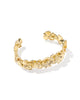 KENDRA SCOTT- Cailey Flower Gold Cuff Bracelet