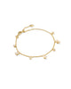 KENDRA SCOTT- Cailin Gold Delicate Chain Bracelet in White CZ