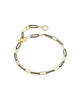 KENDRA SCOTT- Courtney Enamel Link Bracelet in Gold Black Enamel