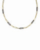 KENDRA SCOTT- Courtney Enamel Link Necklace in Gold Black Enamel
