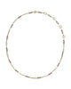 KENDRA SCOTT- Courtney Enamel Link Necklace in Gold Burgundy Enamel
