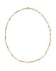 KENDRA SCOTT- Courtney Enamel Link Necklace in Gold Dark Orange Enamel