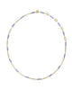 KENDRA SCOTT- Courtney Enamel Link Necklace in Gold Blue Enamel