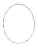 KENDRA SCOTT- Courtney Enamel Link Necklace in Gold Purple Enamel