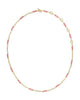 KENDRA SCOTT- Courtney Enamel Link Necklace in Gold Red Enamel