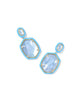 KENDRA SCOTT- Daphne Gold Drop Earrings in Periwinkle Illusion