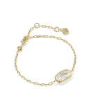 KENDRA SCOTT- Elaina Luxe Chain Bracelet in Gold White CZ