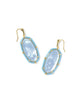 KENDRA SCOTT- Elle Enamel Drop Earring in Gold Periwinkle Illusion