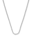 KENDRA SCOTT- Emery Tennis Necklace in Rhodium White Crystal