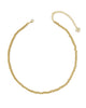 KENDRA SCOTT- Gabriella Braid Chain Necklace in Gold Metal