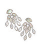 KENDRA SCOTT- Gwen Statement Earrings in Rhodium Neutral Mix