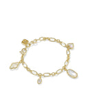 KENDRA SCOTT- Icon Charm Bracelet in Gold Neutral Mix